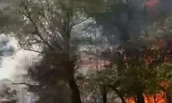 Ankara'da elektrik direğinden çıkan yangın kontrol altına alındı
