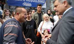 Bakan Çiftçi'ye tespih hediye etti