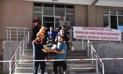 Bitlis Devlet Hastanesi'nde deprem tatbikatı yapıldı