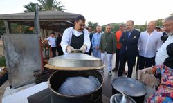 Bodrum sahilinde Çorum lezzetleri şöleni yaşandı