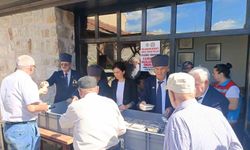 Edirne'de gazilere vefa, vatandaşlara ikram