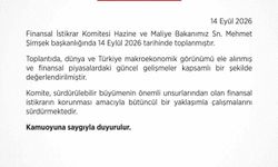 Finansal İstikrar Komitesi toplantısı gerçekleştirildi