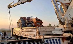 Fıstık yüklü traktör devrildi: 1 ağır yaralı