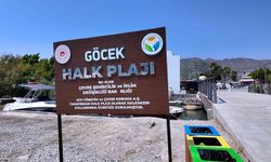 Göcek'te temizlenen plaj vatandaşların hizmetine sunuldu