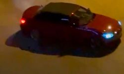 İzmir'de mahalleliyi bezdiren drift magandaları kamerada