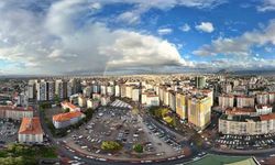 Kayseri semalarında gökkuşağı güzelliği