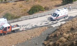 Kontrolden çıkan tırdan atlayan sürücü ve yanındaki kişi yaralandı
