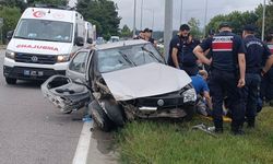 Samsun'da otomobiller çarpıştı: 5 yaralı