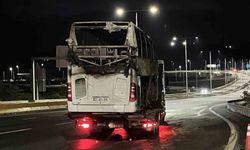 Yanan otobüste hayatını kaybedenlerin cesetleri Adli Tıp Kurumu'na kaldırıldı