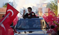 15 yaşındaki Balkan şampiyonuna Edirne'de coşkulu karşılama