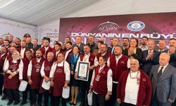 Afyonkarahisar 'Dünyanın En Büyük Anadolu Sofrası' ile Guinness Rekorlar Kitabına girdi