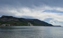 Akdeniz'de çıkan hortum görüntülendi