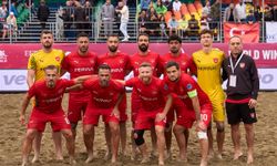 Alanya'nın plaj futbolu devleri son 16'da