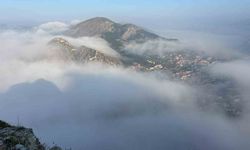 Amasya 'sis denizi'nin altında kaldı