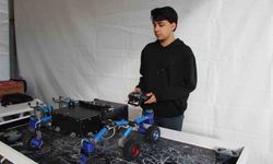Depremi yaşayan lise öğrencisi arama kurtarma robotu geliştirdi