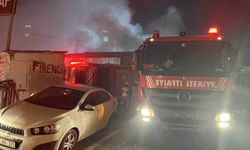 Esenyurt'ta tekstil üzerine iş yeri alev alev yandı
