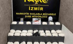 İzmir'de 32 kilo metamfetamin maddesi ele geçirildi