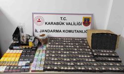 Karabük'te kaçak tütün ve sigara operasyonu