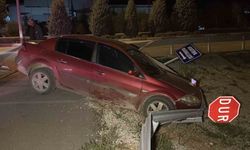 Karaman'da bariyerlere çarpan otomobilin plakasına 46 bin lira ceza