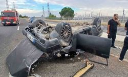Lastiği kopan Fiat Tofaş takla attı: 5 yaralı