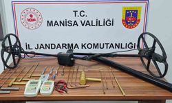 Manisa'da kaçak define avına suçüstü: 5 kişi yakalandı