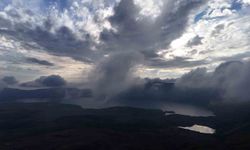 Nemrut Kalderası Milli Parkında bulutların dansı