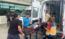 Otoyolda minibüs ve 2 tırın karıştığı kazada 11 kişi yaralandı