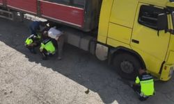 Otoyolda teknik şartlara uymayan lastik kullanan 25 sürücüye ceza