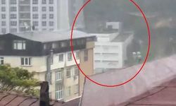 Sarıyer'de sel böyle geldi