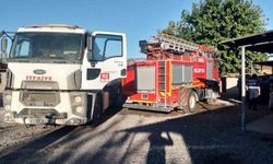 Subaşı beldesinde ev yangını