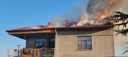 Kütahya'da iftar vakti korkutan yangın