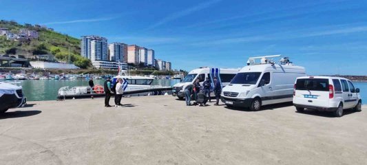 Araklı'da kayıp genç için denizde arama çalışmaları yoğunlaştırıldı