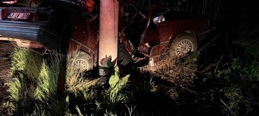 Kütahya'da feci kaza: Sürücü hayatını kaybetti