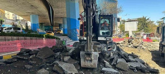 Trabzon'da Atatürk Alanındaki viyadüklerin altı dinlenme alanı olacak