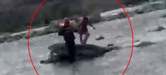 Kezer Çayı'nda mahsur kalan çocuğu AFAD kurtardı