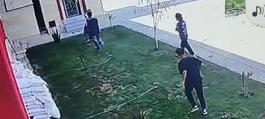 Kütahya'da caminin sulama fıskiyelerine zarar verdiler: O anlar kameraya yansıdı