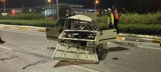 Sivas'ta Fiat Tofaş otomobil takla attı: 1'i ağır 3 yaralı
