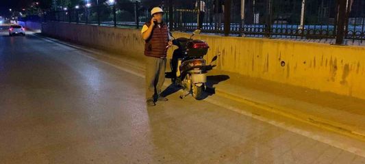 Elektrikli motosikletiyle alkollü yakalandı, 52 bin lira ceza yedi