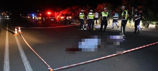 Otomobilin çarptığı yaya hayatını kaybetti: O anlar kamerada