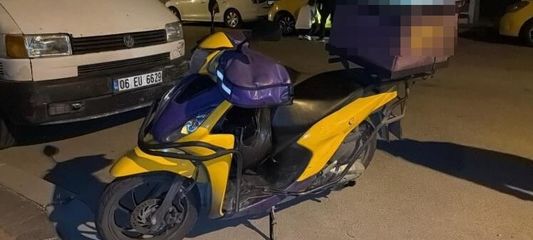 Bolu'da taksi ile motokurye çarpıştı: 1 yaralı