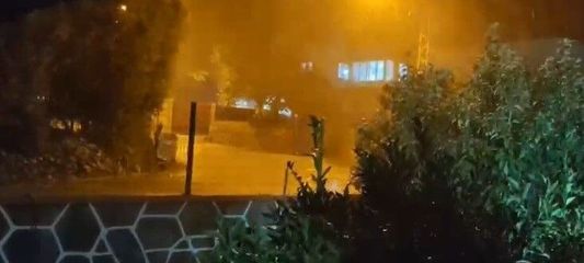 Hatay'da ceviz büyüklüğünde dolu yağdı, bazı araçlar hasar gördü