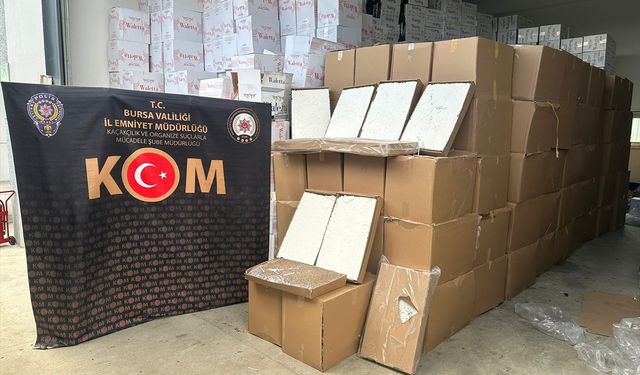 Bursa'da kaçakçılık operasyonlarında 2 şüpheli gözaltına alındı