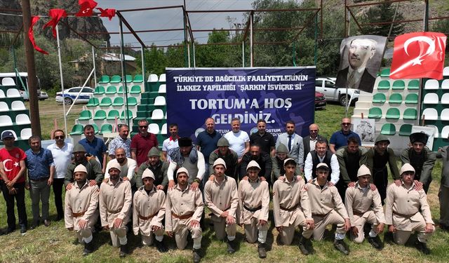Erzurum'da 107 yıl önceki kaya tırmanışı canlandırıldı