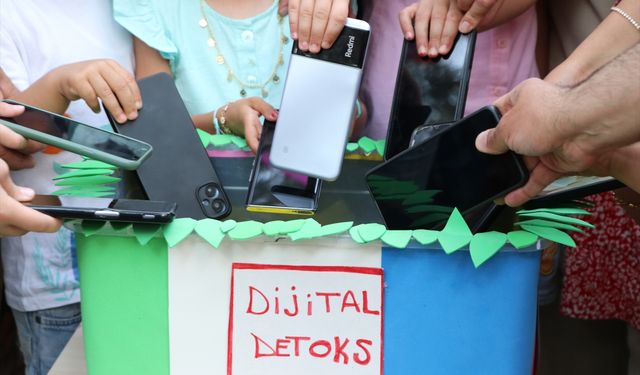Erzurum'da aileler, çocuklarıyla 'Dijital Detoks' kampına katıldı