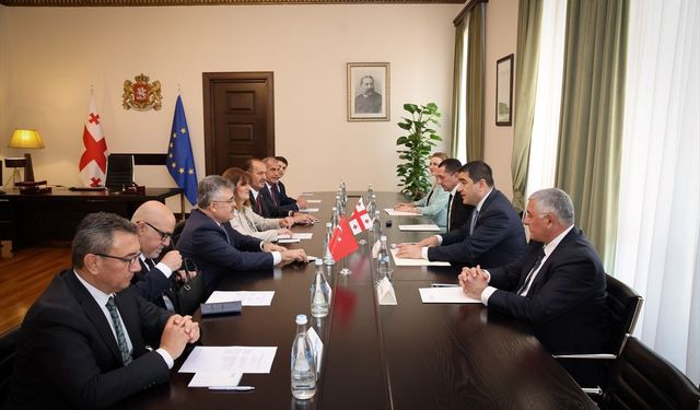 Gürcistan Parlamentosu Başkanı Papuaşvili, TBMM heyetini kabul etti