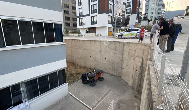 Karabük'te kaza yapan ATV'deki çocuk yaralandı