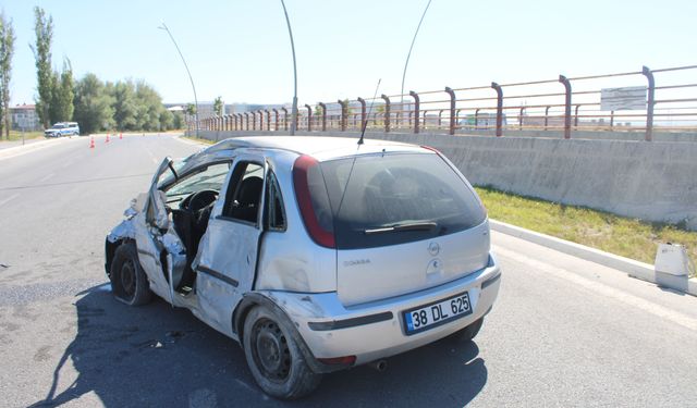 Kayseri'de trafik kazasında hamile sürücü hayatını kaybetti
