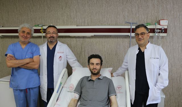Rize'de aort damarında yırtık oluşan hasta hibrit yöntemiyle tedavi edildi