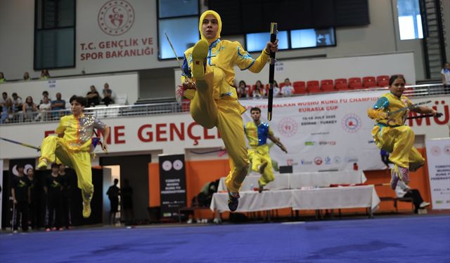 8. Açık Balkan Wushu Kung Fu Şampiyonası'nın açılış seremonisi yapıldı