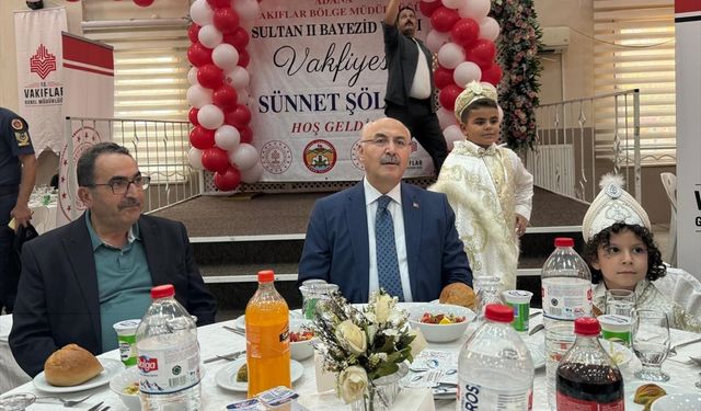 Adana'da Vakıflar Bölge Müdürlüğünce sünnet şöleni düzenlendi
